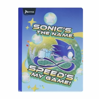 Libreta Cosida 100 Hojas Doble Linea Sonic - My Game