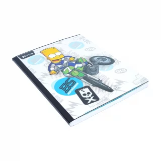 Libreta Cosida 100 Hojas Linea Corriente Los Simpsons - Motocross