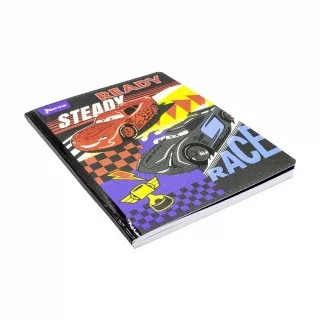 Libreta Cosida Cars  100 Hojas   Doble Linea  - 1 Steady