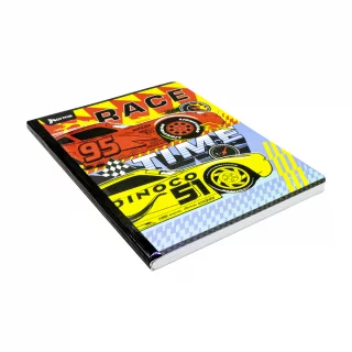 Libreta Cosida Cars  100 Hojas   Doble Linea  - 2 Race