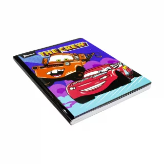 Libreta Cosida Cars  100 Hojas   Doble Linea  - 6 The Crew