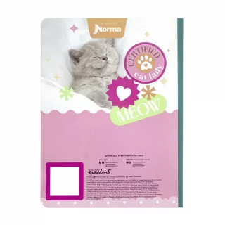 Libreta Cosida Dogs-Cats  100 Hojas   Doble Linea  - 10 Good Night