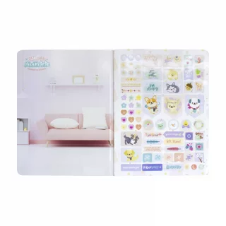 Libreta Cosida Dogs-Cats  100 Hojas   Doble Linea  - 10 My Sweet Love