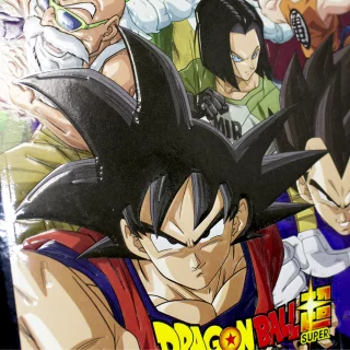 Libreta Cosida Dragon Ball  100 Hojas   Cuadriculado  - 1 Grupo Fondo Verde