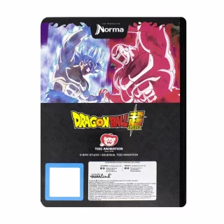 Libreta Cosida Dragon Ball  100 Hojas   Cuadriculado  - 10 Bola Y Rayos