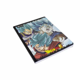 Libreta Cosida Dragon Ball  100 Hojas   Cuadriculado  - 2 Goku Blue