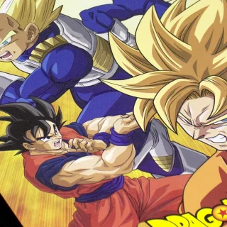 Libreta Cosida Dragon Ball  100 Hojas   Cuadriculado  - 3 Goku Y Vegeta