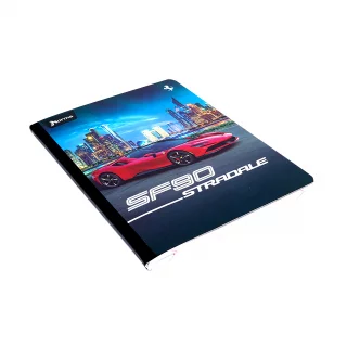 Libreta Cosida Ferrari  100 Hojas   Doble Linea  - En La Ciudad