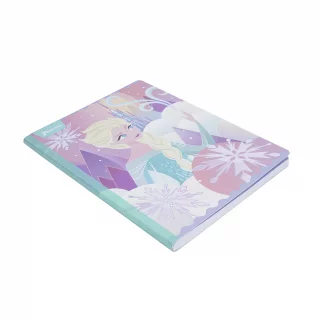 Libreta Cosida Frozen  100 Hojas   Cuadriculado  - 10 Elsa Copos Nieve