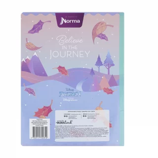 Libreta Cosida Frozen  100 Hojas   Doble Linea  - 2 Anna Hojas