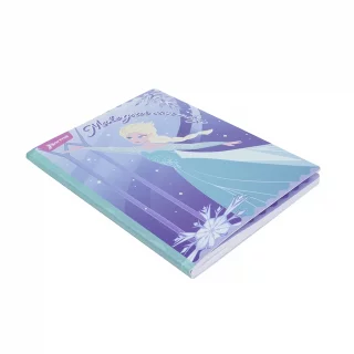 Libreta Cosida Frozen  100 Hojas   Doble Linea  - 6 Elsa Make