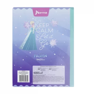 Libreta Cosida Frozen  100 Hojas   Doble Linea  - 9 Sisters