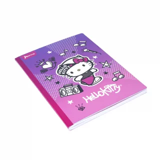 Libreta Cosida Hello Kitty    100 Hojas Cuadriculado  - Con Gorra