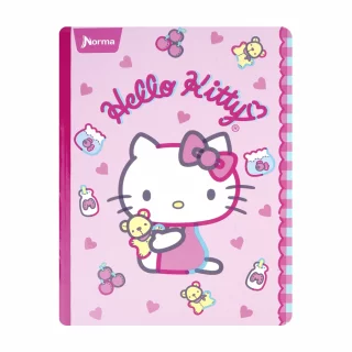 Libreta Cosida Hello Kitty    100 Hojas Cuadriculado  - Oso