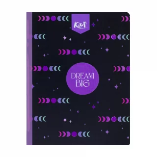 Libreta Cosida Kiut  100 Hojas   Cuadriculado Dream Big