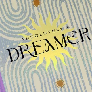 Libreta Cosida Kiut  100 Hojas   Cuadriculado Dreamer Azul