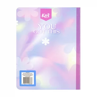 Libreta Cosida Kiut  100 Hojas   Cuadriculado Going To Be Ok