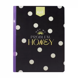 Libreta Cosida Kiut  100 Hojas   Cuadriculado Honey