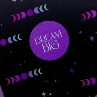 Libreta Cosida Kiut  100 Hojas   Doble Linea Dream Big