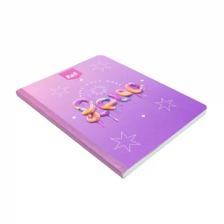 Libreta Cosida Kiut  100 Hojas   Doble Linea Love