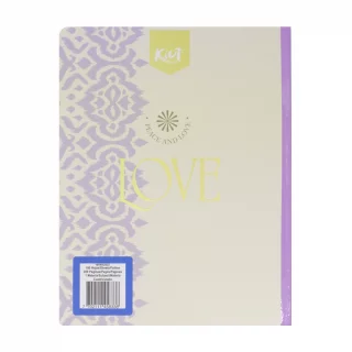 Libreta Cosida Kiut  100 Hojas   Doble Linea Peace