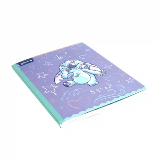 Libreta Cosida Stitch  100 Hojas   Cuadriculado  - 3 Besos