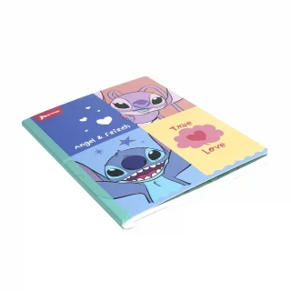 Libreta Cosida Stitch  100 Hojas   Cuadriculado  - 5 True Love