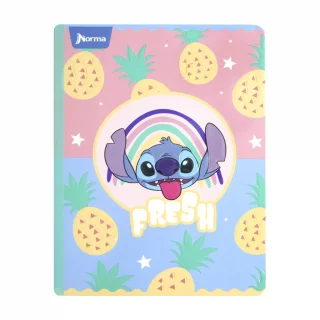 Libreta Cosida Stitch  100 Hojas   Cuadriculado  - 8 Piñas Fresh