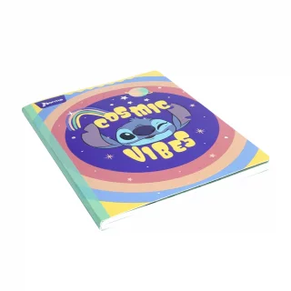 Libreta Cosida Stitch  100 Hojas   Doble Linea  - 7 Cosmic Vibes