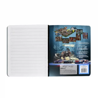 Libreta Cosida Street Racer  100 Hojas   Doble Linea  - 10 Carro Azul Y Avion