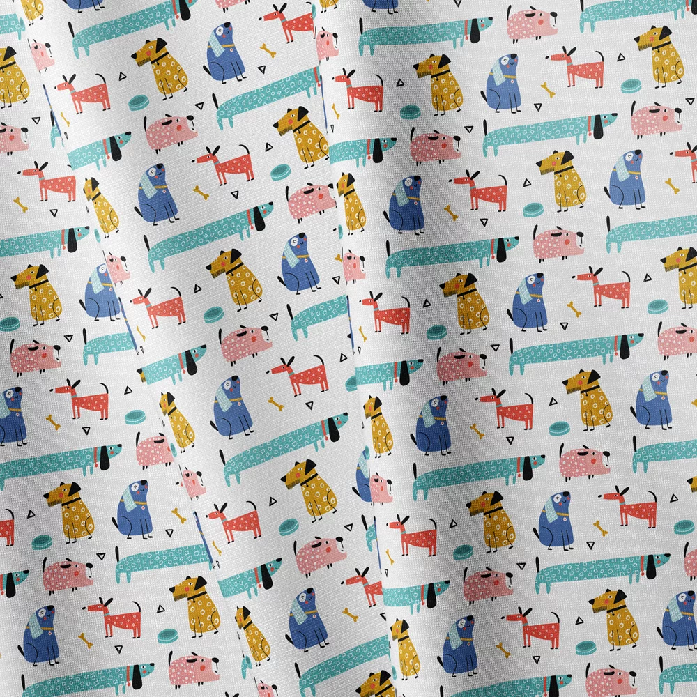 Cotton Jersey Dog And Cats 1002
